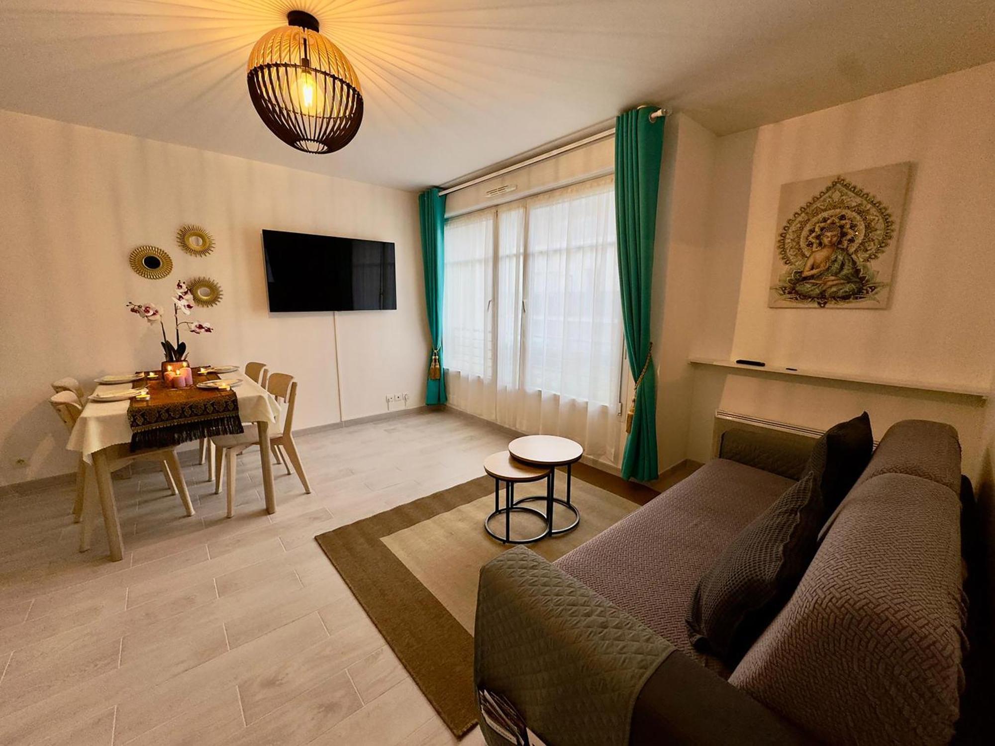 Appartement Magnolia 40M2, Parking Et Wifi Gratuit Montévrain Extérieur photo
